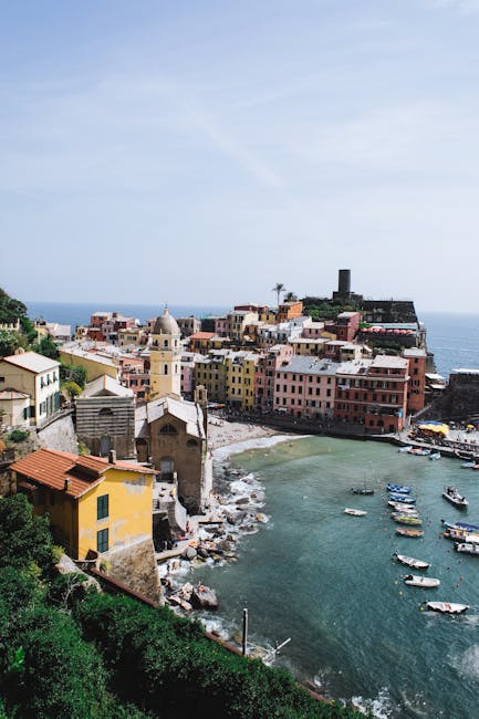 Castello Doria a Vernazza, belvedere sul porto