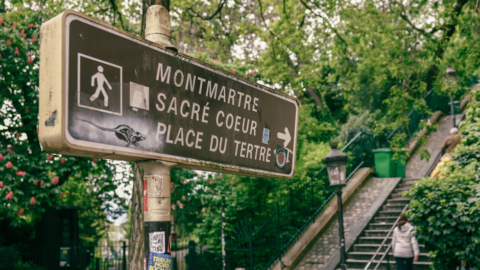 Wzgórze Montmartre i Place du Tertre z artystami