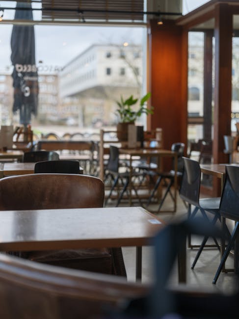 Indoor dining at Foodhallen