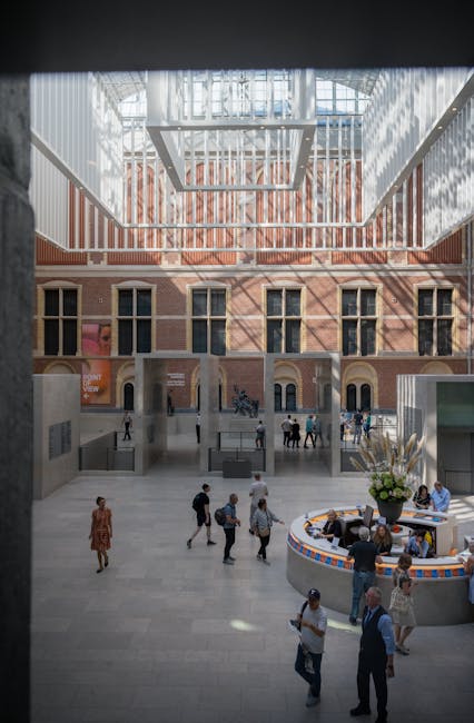 Rijksmuseum main entrance at Museumplein