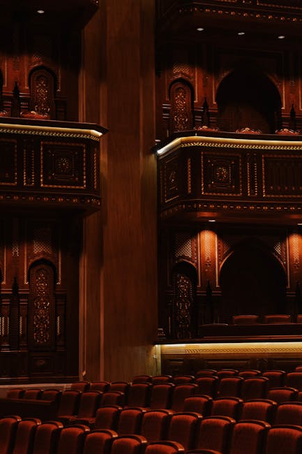 Interior of the historic Royal Concertgebouw, golden hall
