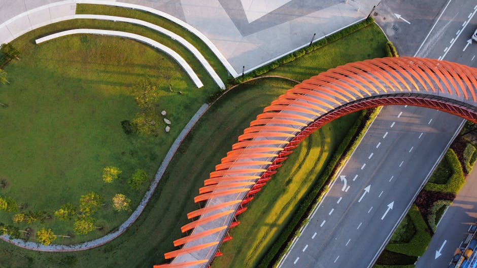 Pythonbrug met moderne krommingen