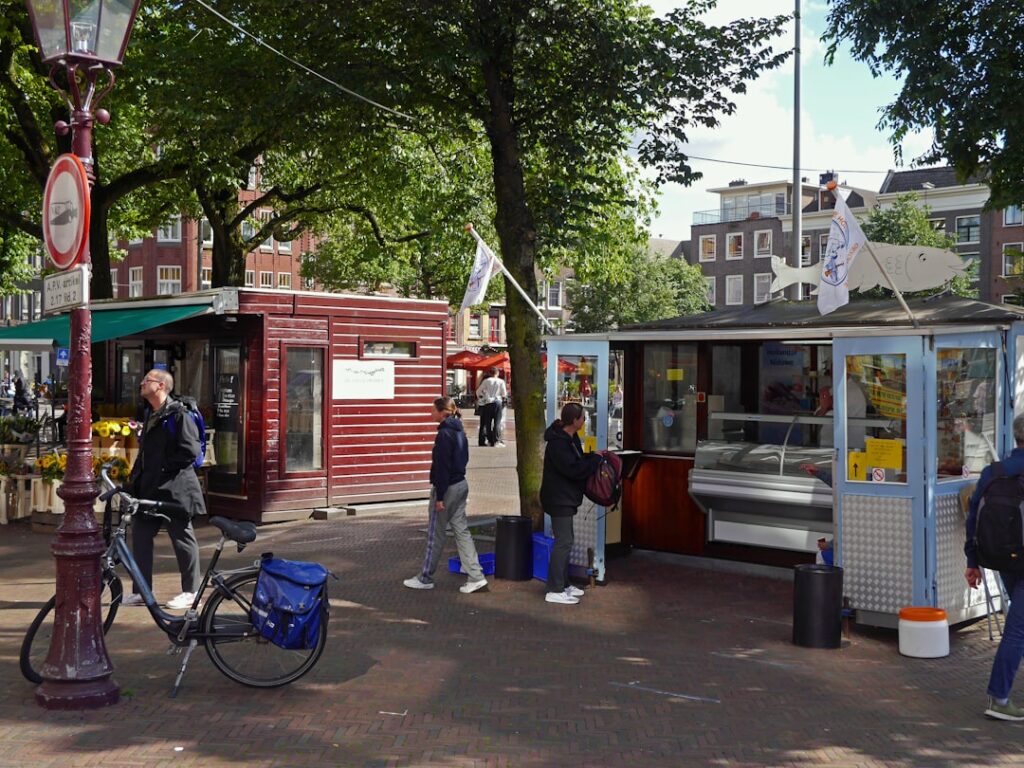 Albert Cuyp Market street food stalls in De Pijp