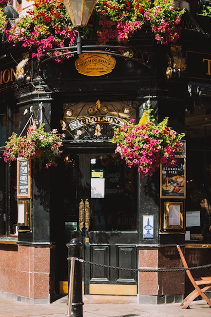 Gemütliches traditionelles Pub-Interieur in Zentral-London