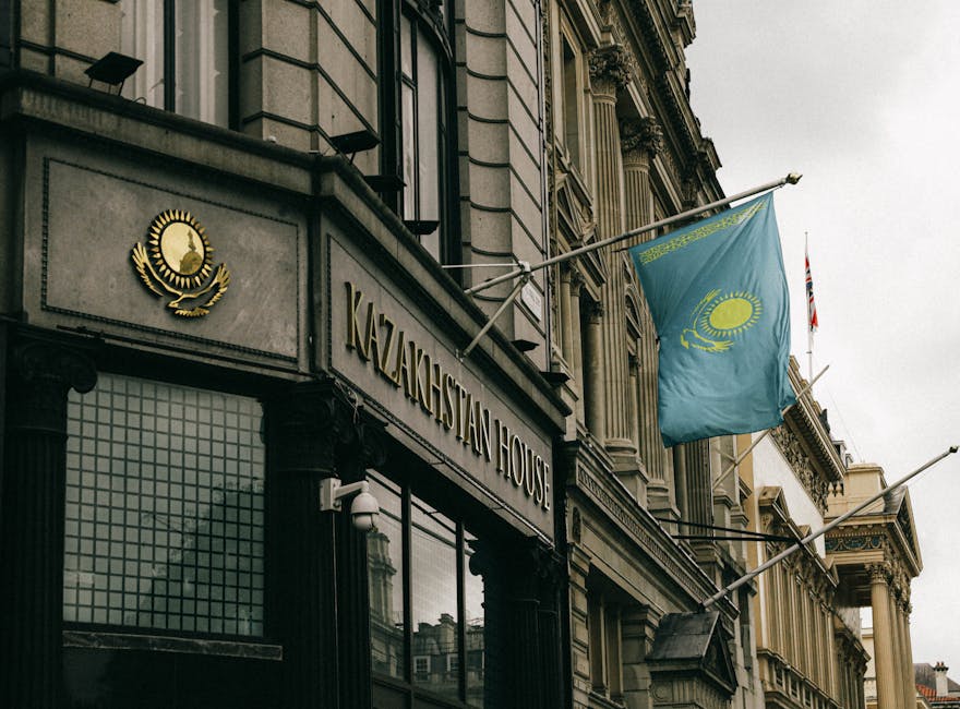 fasada budynku ambasady w Londynie