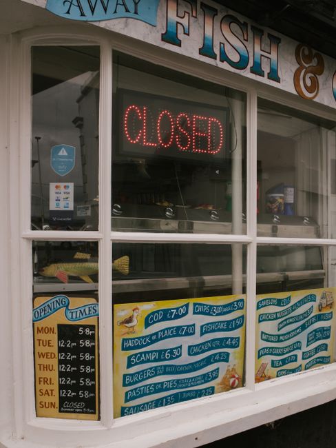 Innenraum von Rock & Sole Plaice in Covent Garden, klassisches Fischrestaurant