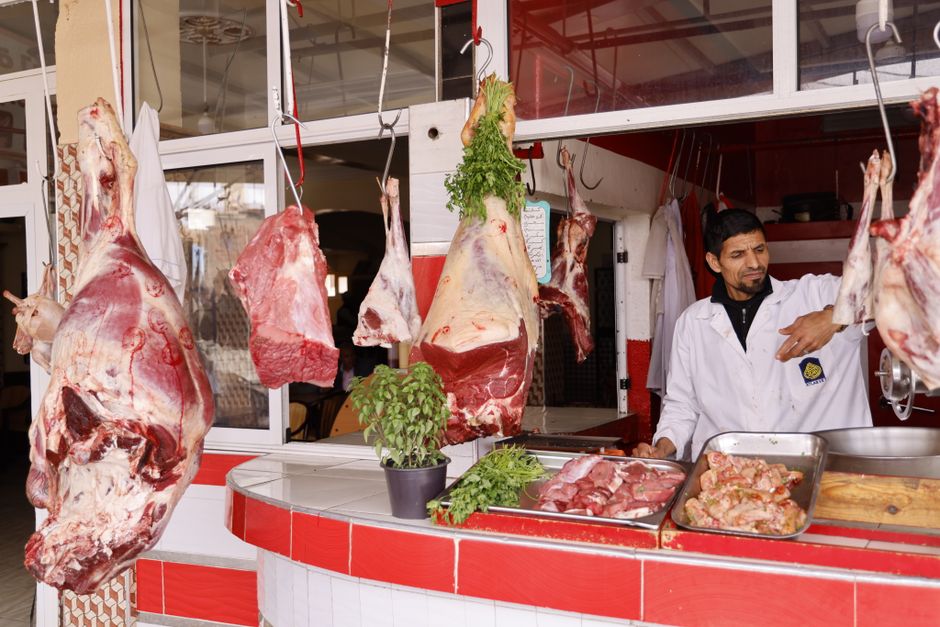 Banco del macellaio Butcher's Pride con tagli freschi