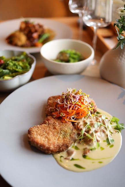Elegant geserveerd gerecht bij FREA Kantstraße