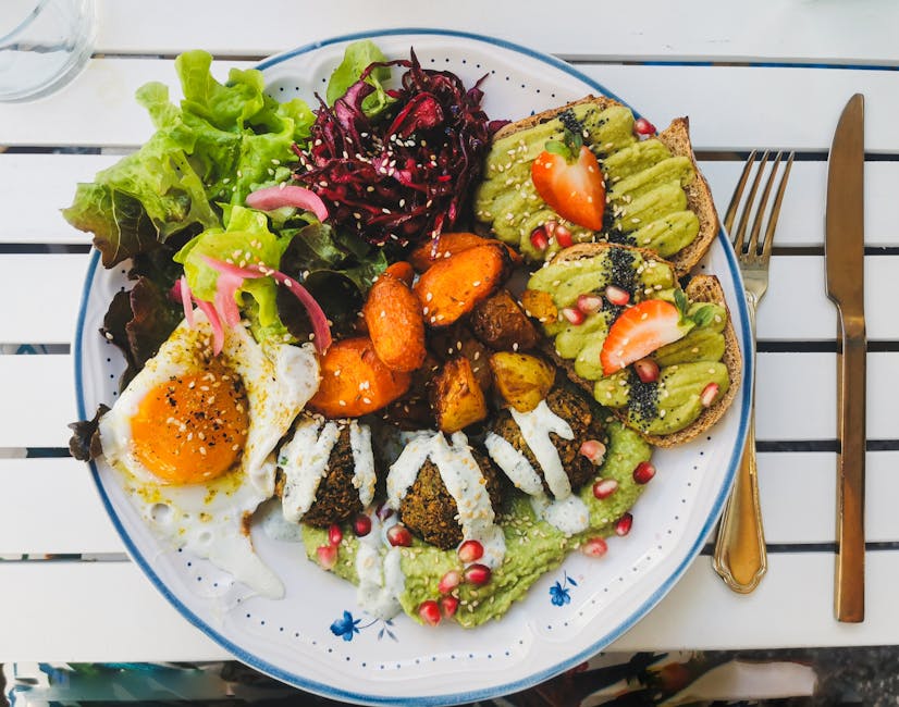 Vegan brunchbord bij Green Kitchen Pankow