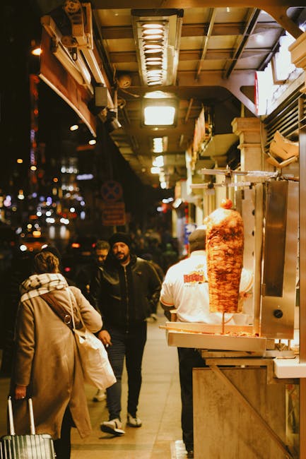 Vöner kebabkraam bij RAW-Gelände in Friedrichshain