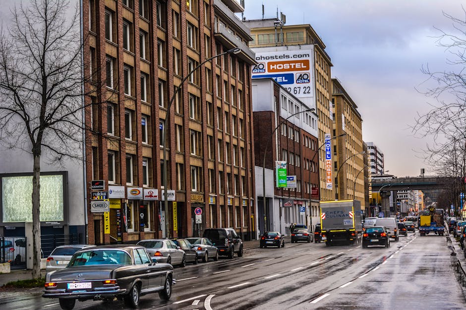 Ingresso di un ostello nel quartiere Mitte di Berlino