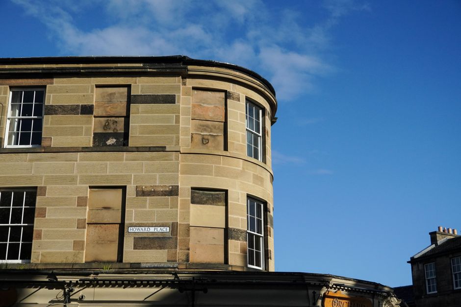 Georgianisches Stadthaus im New Town von Edinburgh