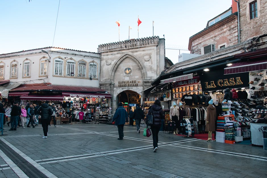 Bunte Stände im Großen Basar