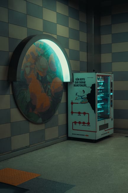 Ticketautomat für Istanbulkart an der Station Taksim
