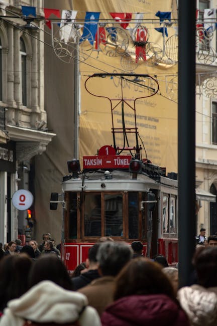 Historyczna kabina funikularu Tünel łączącego Karaköy z Tünel