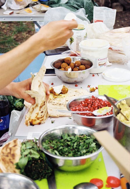 Vegan falafel wrap at a street stall near Sultanahmet Park