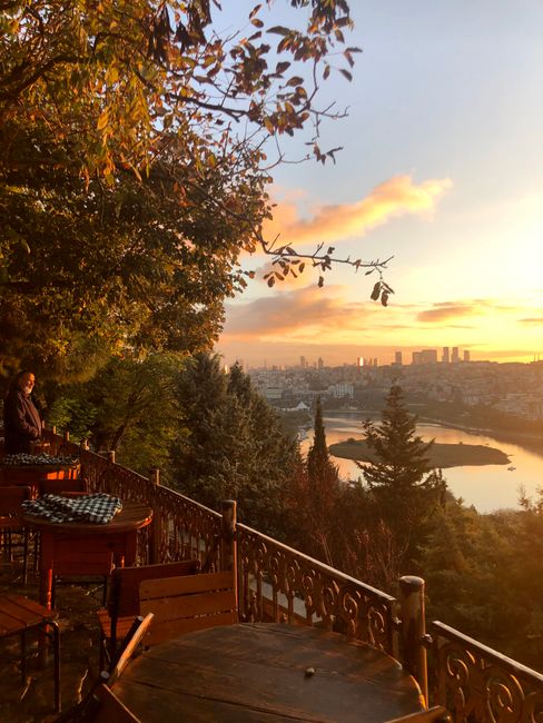 Pierre Loti hill terrace overlooking the Golden Horn
