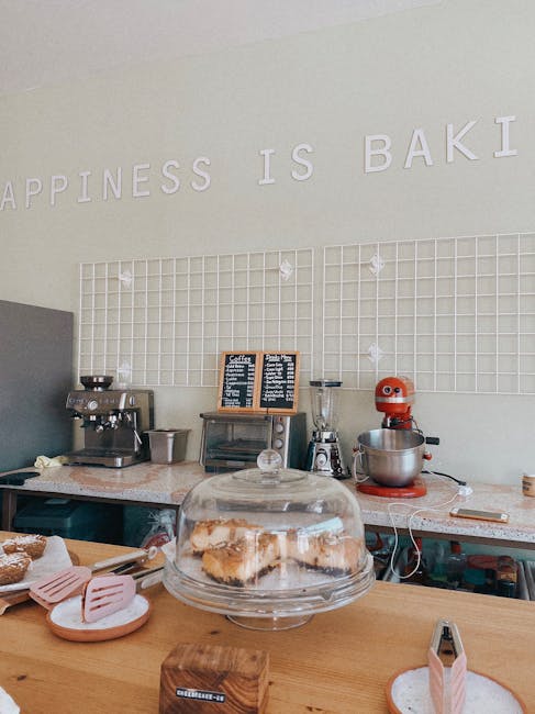 interior of a cozy vegan bakery in Brussels with pastries