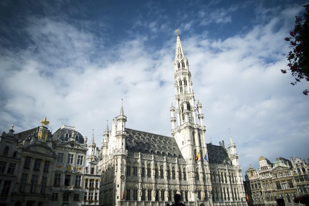 Grand Place at golden hour