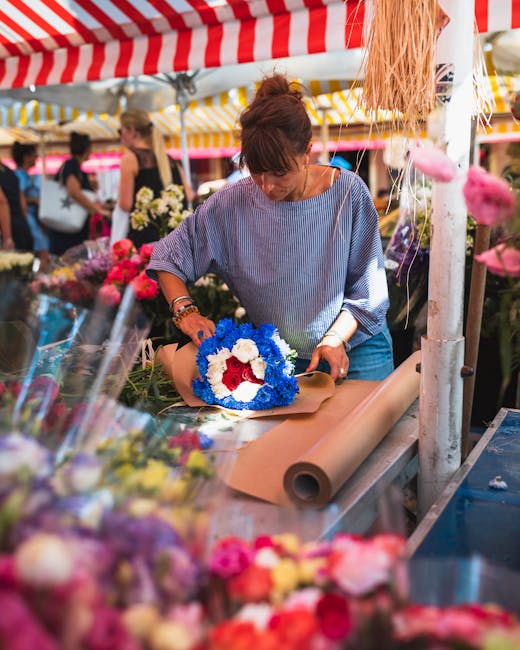 Bloemenmarkt op Cours Saleya