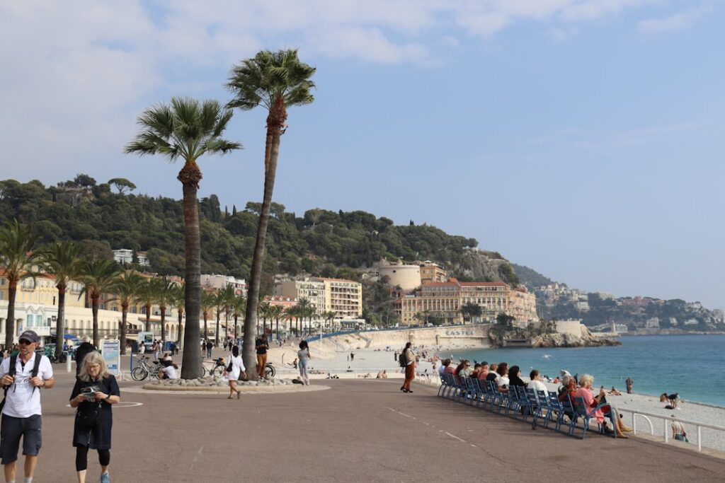 Rampa di accesso alla spiaggia per carrozzine sulla Promenade des Anglais