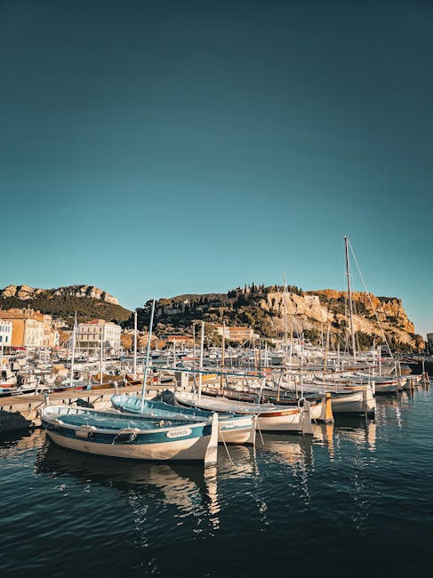 porto di Cassis in estate