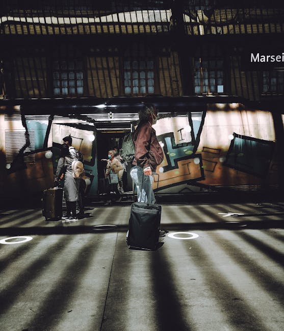 Stazione Marseille Saint-Charles, binari affollati