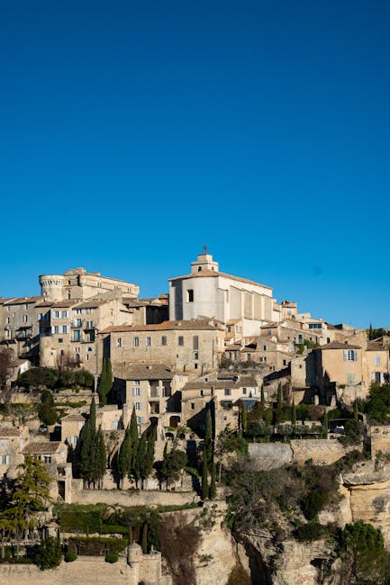 borgo ventoso in Provenza
