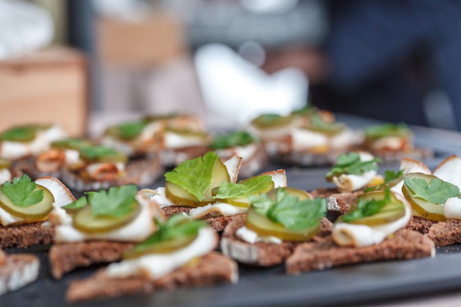 Hallernes Smorrebrod stall with open-faced sandwiches at Torvehallerne