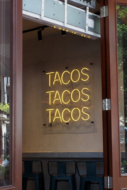 Hija de Sanchez taco stand in the Meatpacking District with outdoor seating