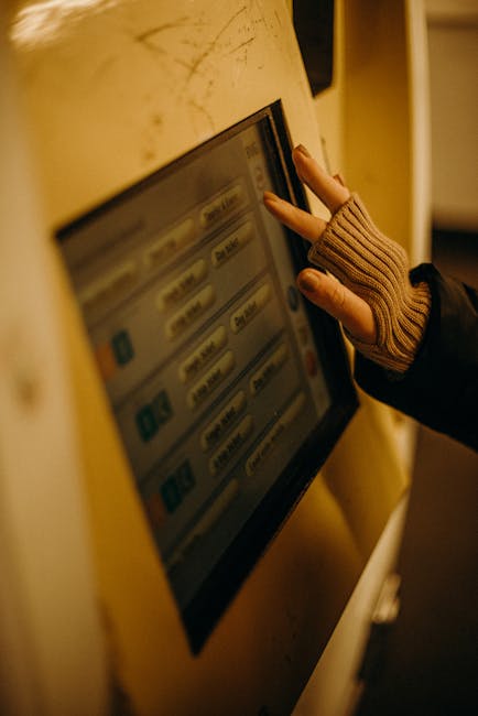 MVV touchscreen ticket machine in Munich station