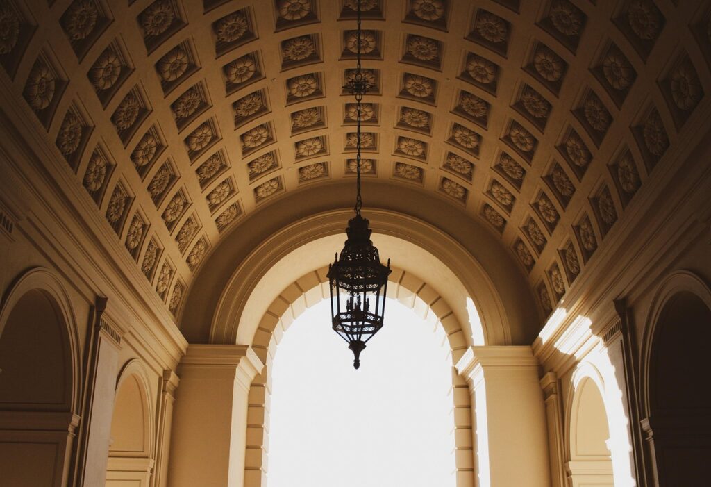 Goudversierde zaal in de Residenz