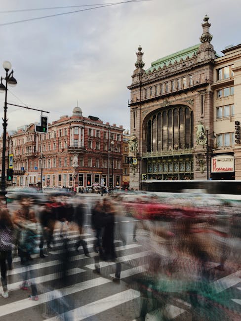 drukke stolovaya met dienbladen aan Nevsky Prospekt