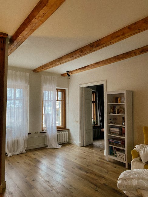 Interior of a writer's historic apartment museum