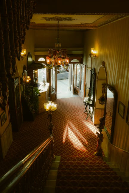 Prächtige Lobby des Shelbourne Hotels mit Kronleuchter