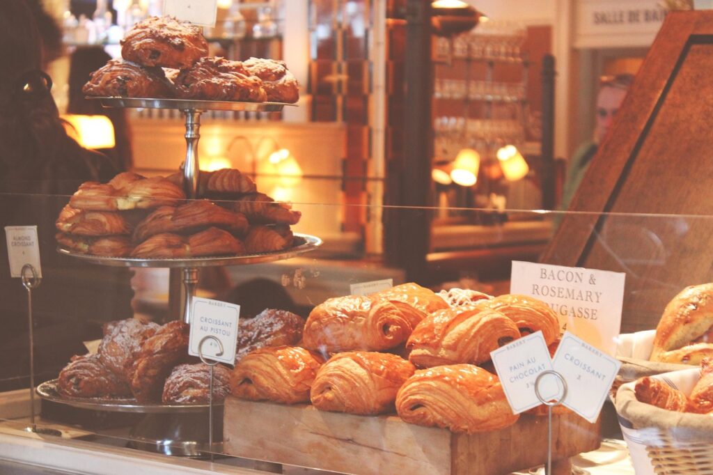 Ambachtelijke bakkerij met versgebakken croissants in Stoneybatter
