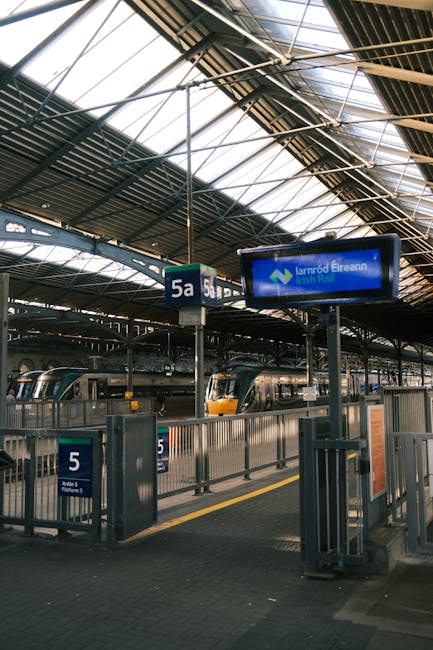 Luas-Bahnsteig an der Heuston Station