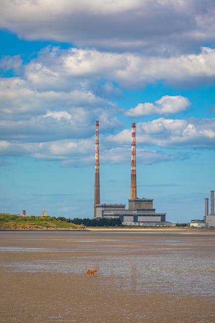 Sandymount Strand long sandy beach for coastal walks