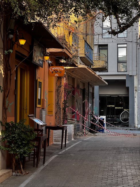strade di Ranelagh con caffè e gente del posto al mattino