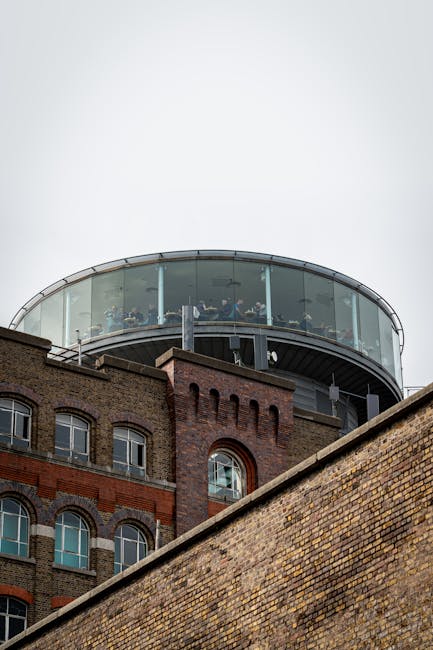Widok z Gravity Bar w Guinness Storehouse