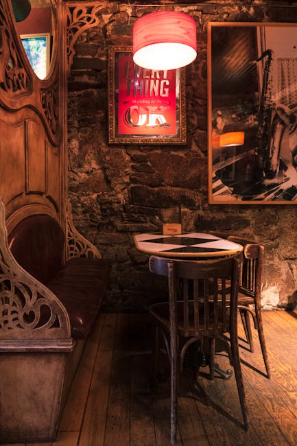 Interior of a riverside cafe on Ormond Quay with views over the Liffey