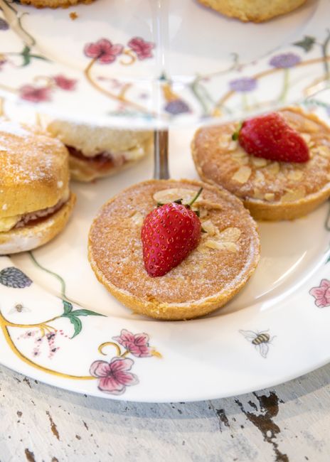 Traditional pastries at Queen of Tarts on Cow's Lane