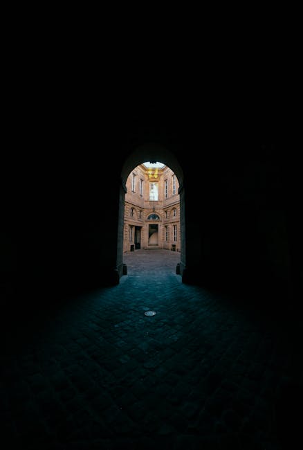 Entrance courtyard of the Gadagne Museum in Lyon