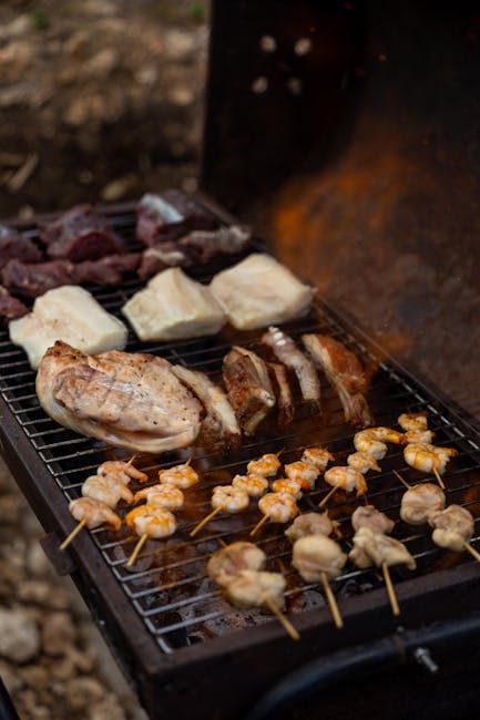 Chiringuito El Cachalote grilled fish skewer on Pedregalejo beach