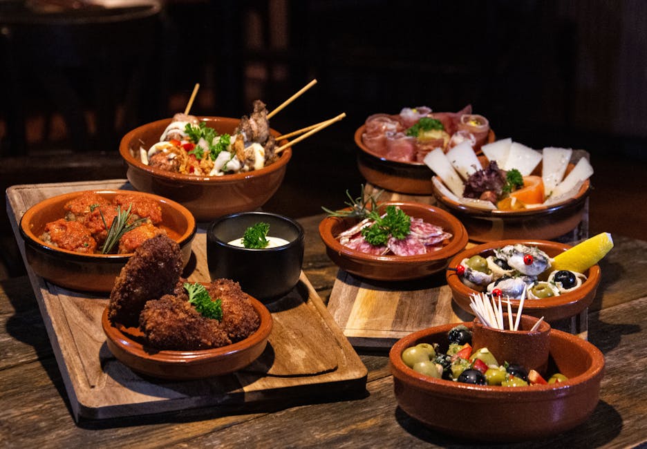 Tapas servite a El Pimpi