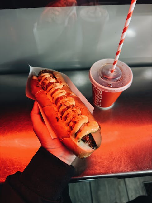Isländischer Hot-Dog-Stand Bæjarins Beztu Pylsur mit langer Schlange in Reykjavík