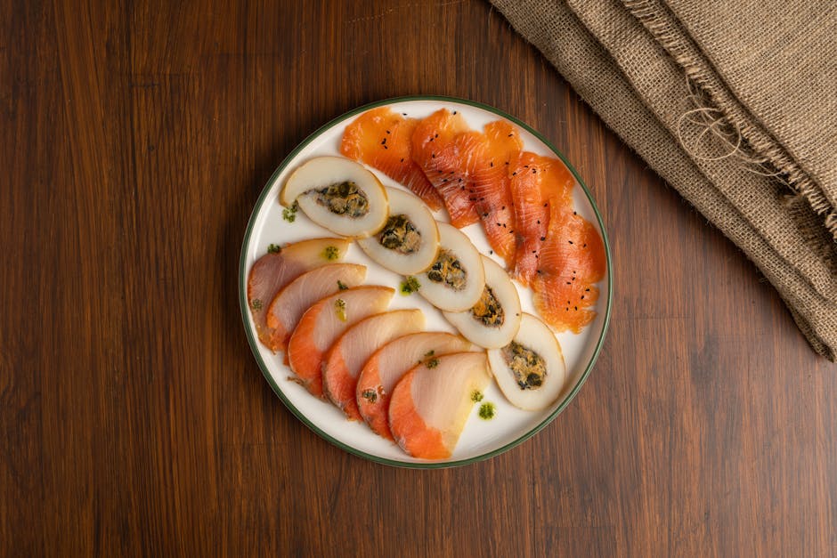 Meeresfrüchteplatte mit geräuchertem Fisch in Reykjavík