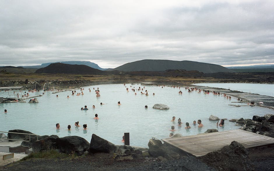 wejście do Blue Lagoon, kąpielisko geotermalne