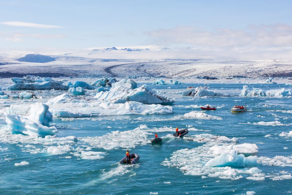 rejs po lagunie lodowcowej Jökulsárlón