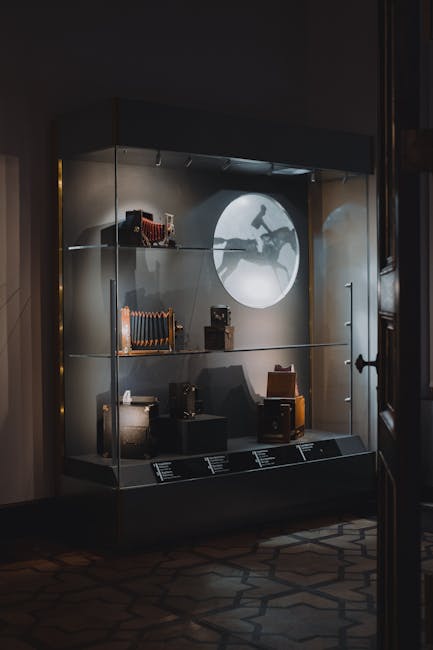 Mostra notturna all'interno del Fotografiska